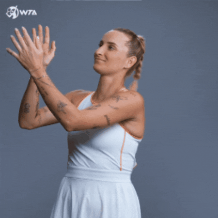 Applaud Marketa Vondrousova GIF by WTA