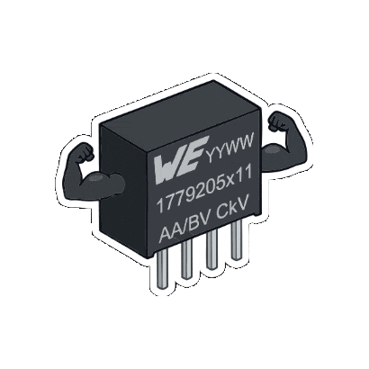 Power Muscles Sticker by Wuerth Elektronik Group