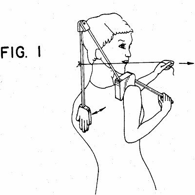 Diagram of a person patting themselves on the back