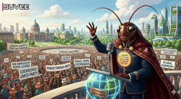 Party Cockroach GIF
