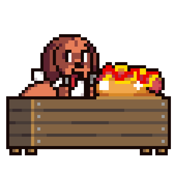 Hungry Lets Eat Sticker by HotDogs
