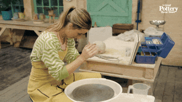 Wheel Throwing GIF by The Great Pottery Throw Down