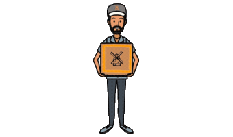 Delivery Entrega Sticker by Contém Alimentos