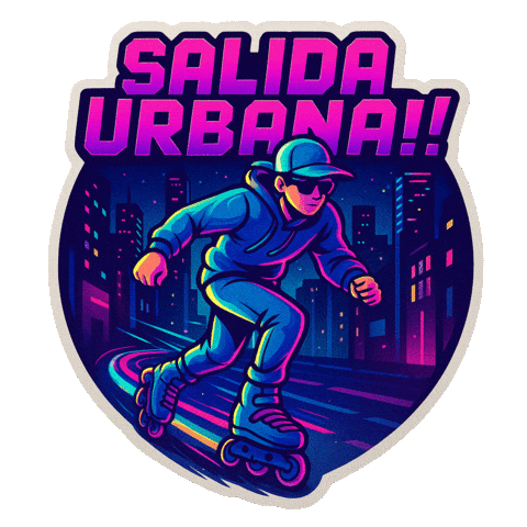 Urbana Skating Sticker by levelupescuela