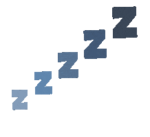 Tired Good Night Sticker