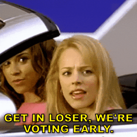 get in the car loser gif