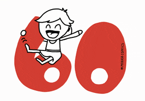 Birthday 60S GIF by Minka Comics