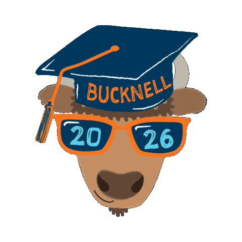 Sunglasses Celebrate Sticker by Bucknell University