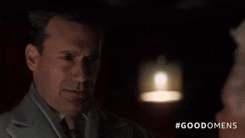 confused season 1 GIF by Good Omens