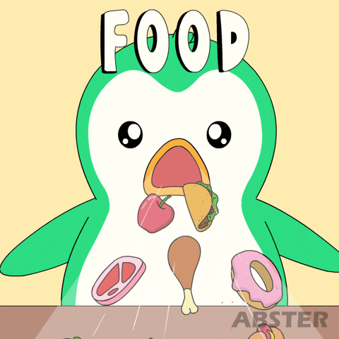 Hungry Penguin GIF by Abster