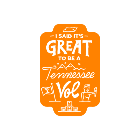 Tennessee Volunteers Sticker by UT Knoxville