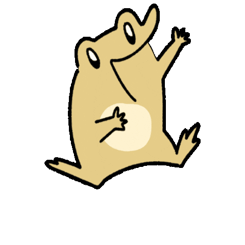 Laugh Toad Sticker
