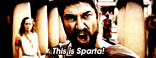 Image result for this is sparta gif