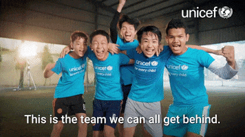 One Team For Every Child GIF by UNICEF