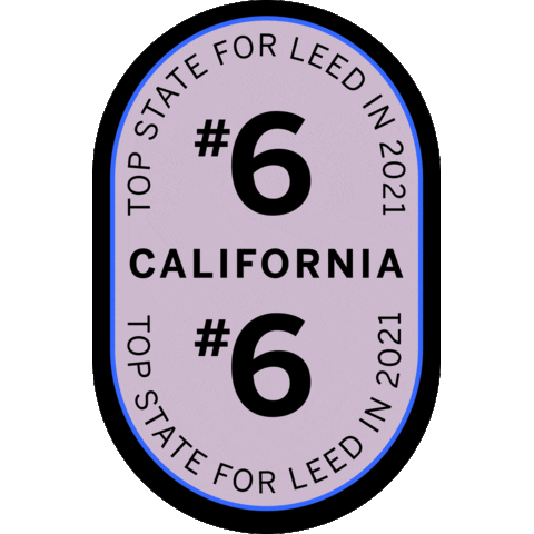 California Leed Sticker by U.S. Green Building Council