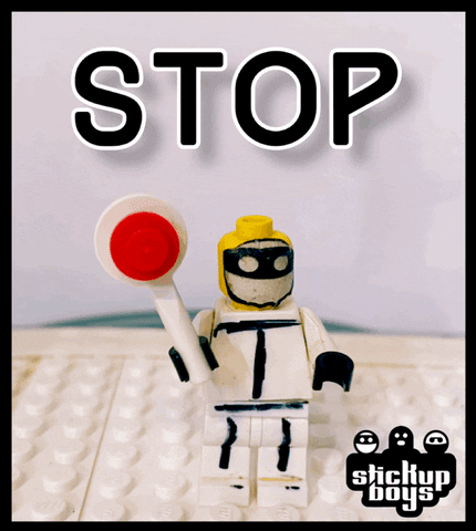 Stop Lego GIF by Stick Up Music