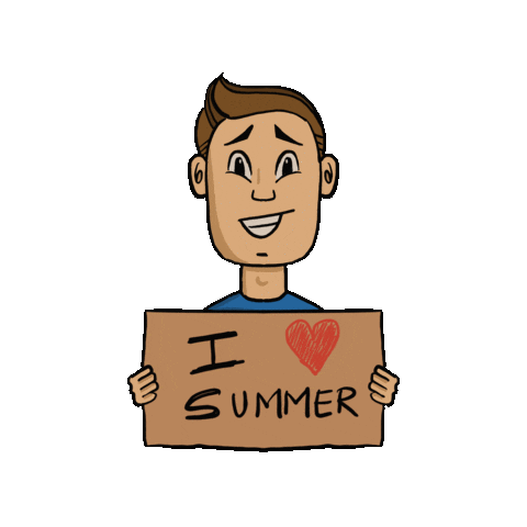 Happy Love Summer Sticker