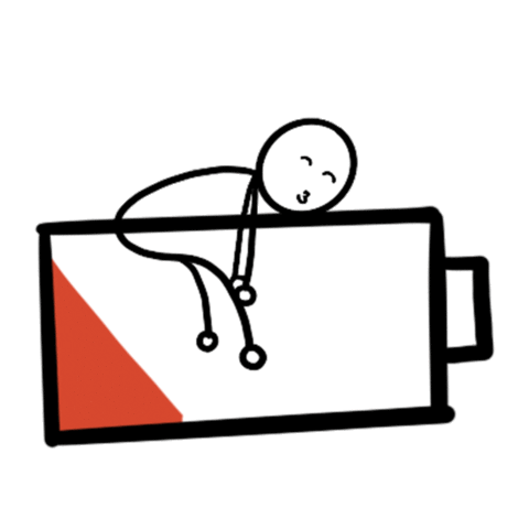 Two Sleepy Heads Sticker