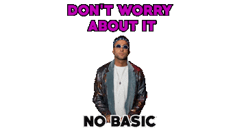 No Basic Art Sticker