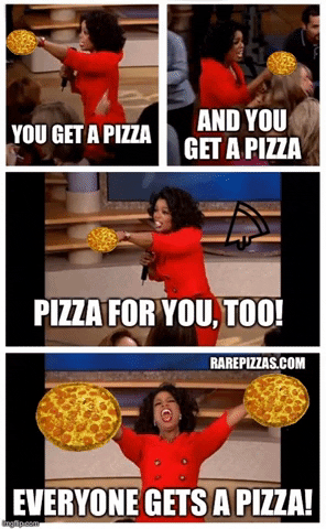 Pizza Oprah GIF by Rare Pizzas