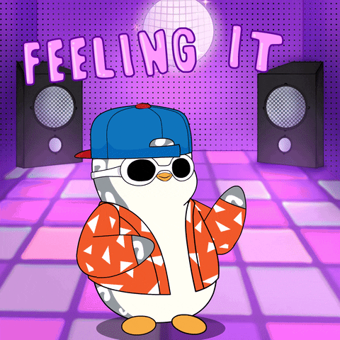 Happy Dance Party GIF by Pudgy Penguins
