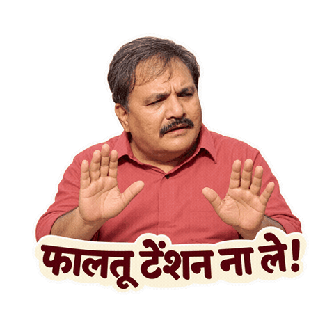 Dont Worry Haryanvi Sticker by STAGE APP - OTT for Bharat