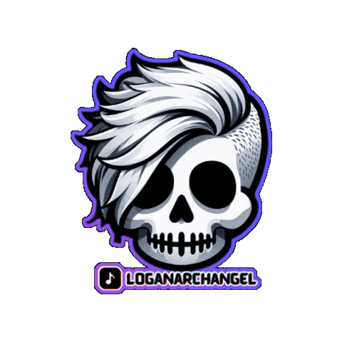 Halloween Skull Sticker