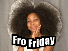 charligurl charli gurl froreal afrohair hairlove afrolove naturalhair bighairdontcare frofriday afropuff fro friday GIF