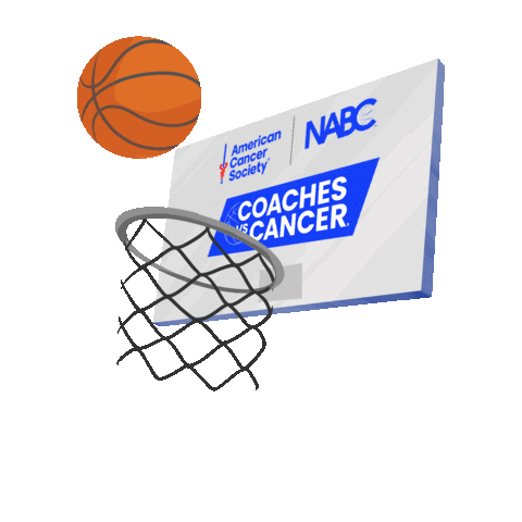 College Basketball Acs Sticker by American Cancer Society