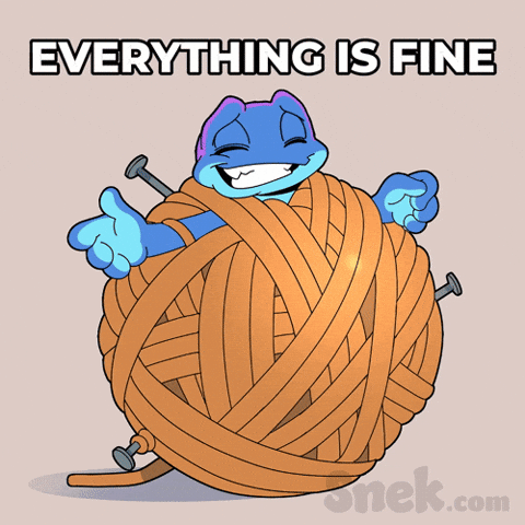This Is Fine GIF by Snek