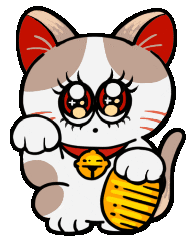 Happy Cat Sticker