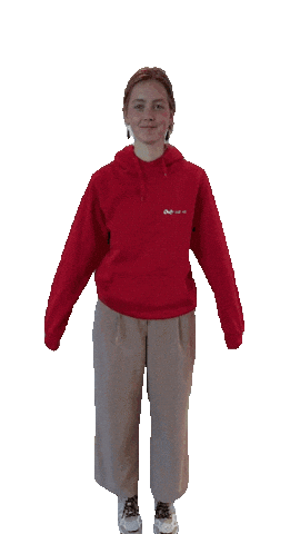 Power Hoodie Sticker by Ontmoeting