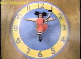 90s Clock animated GIF
