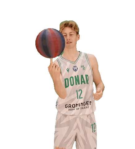 Donar Groningen Spin A Basketball Sticker by Donar Official