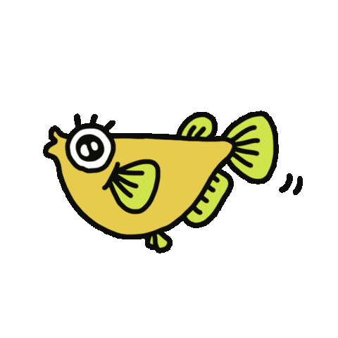 魚 Medaka Sticker