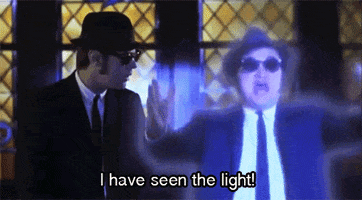 Excited Blues Brothers GIF