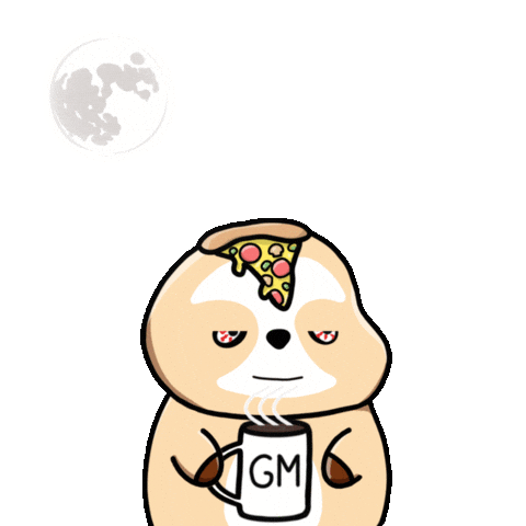 Tired Good Morning Sticker