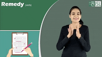 Sign Language Remedy GIF by ISL Connect