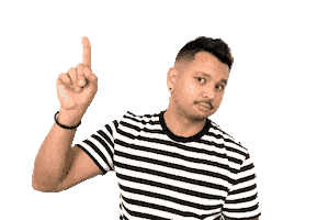 Pointing Sticker by Eric Capehart