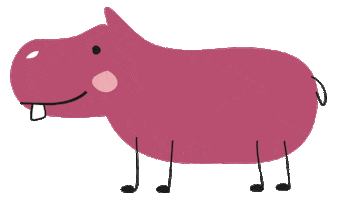 Hippo Hippopotamus Sticker