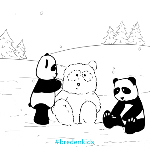 snow playing GIF by Breden Kids