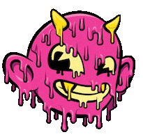Crypto Dripping Sticker