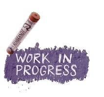 Working Sticker by Berends Sebastiaan