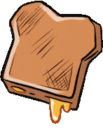 Melting Grilled Cheese Sticker by Little, Brown Young Readers