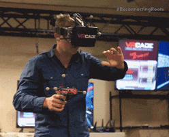 Virtual Reality Robot GIF by Reconnecting Roots