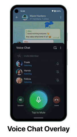 Telegram: chat de voz e chamadas em grupo ao mesmo tempo