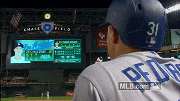 Didnt See You There Los Angeles Dodgers GIF by MLB