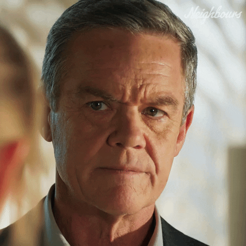 Paul Robinson Thinking GIF by Neighbours (Official TV Show account)