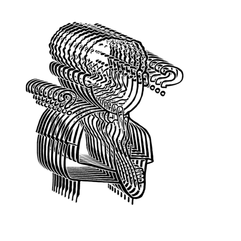 Confused Sticker by Listelik