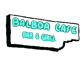 Balboa Cafe Sticker